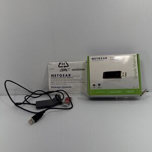 Netgear WNA1100 N150 Wireless USB WiFi Wireless UBS Adapter w/ Cradle Open Box